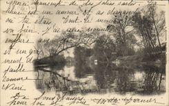 CPA Le bras de Seine a Vaux