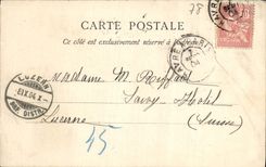 CPA Le bras de Seine a Vaux