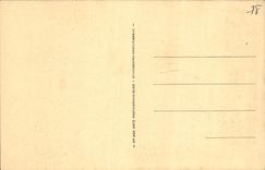 VINTAGE POSTCARD Mantes on the Seine Notre Dame Church the nave taken of the entry