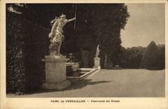 Fuente de Versalles de la POSTAL de la VENDIMIA de Diane