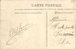 VINTAGE POSTCARD Closes of Launay Ancienne residence of the Santreuil poet with 16th