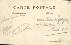 VINTAGE POSTCARD Rueil Castle of Malmaison the temple of the love