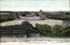 POSTAL Versalles de la VENDIMIA que el paladar como el cuervo vuela