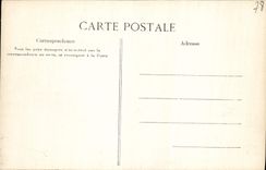 Escalera interior grande de la cañería del ataque frontal de Versalles Trianon de la POSTAL de la VENDIMIA