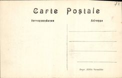 Ataque frontal de Versalles de la POSTAL de la VENDIMIA de Patais