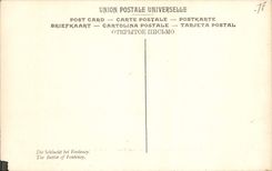 Batallas de Versalles de la POSTAL de la VENDIMIA de Fontenoy Vernet