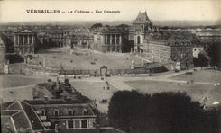 CPA Versailles Le Chateau Vue Generale