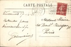 CPA Montgeron Crosnes Avenue des Peupllers