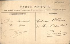 VINTAGE POSTCARD Juvisy the terrace