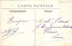 CPA Saint Cloud Le Bal du Parc en 1820 d'apres de Velly