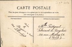 La POSTAL Versalles Chambre de la VENDIMIA tiene que dormir de Louis Felipe