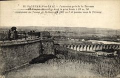 St alemán de la POSTAL de la VENDIMIA en el panorama del martillo de Bush tomado de la terraza