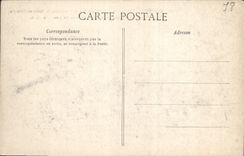 POSTAL Enghien de la VENDIMIA les Bains el hotel de la casa el quiosco chino y el establecimiento hidropático vistos del lago