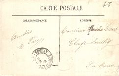 VINTAGE POSTCARD Roouen the Transporter bridge Boats Barges