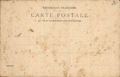 External visto Meudon de Bellevue de la POSTAL de la VENDIMIA de la terraza del castillo de Bellevue