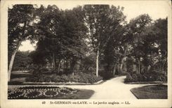 CPA St Germain en Laye Le Jardin Anglais