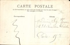 CPA Parc de Saint Cloud Allee et pont du diable 