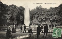 Lavabo de Versalles de la POSTAL de la VENDIMIA de las cientos pipas