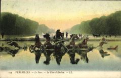 CPA Versailles Le Parc Le Char d'Apollon