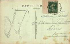 CPA St Germain en Laye L'Eglise et la Mairie Vues du parterre