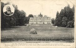 VINTAGE POSTCARD Lormoy Longpont the castle Leopold II