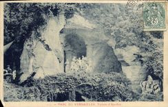 Tocador del parque de Versalles de la POSTAL de la VENDIMIA de Apolo