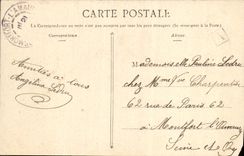 Tocador del parque de Versalles de la POSTAL de la VENDIMIA de Apolo