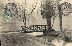 POSTAL Versalles Trianon de la VENDIMIA el puente rústico