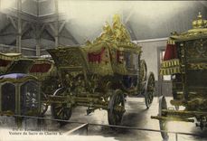 La POSTAL Versalles Trianon de la VENDIMIA transporta la consagración de Charles X