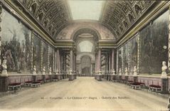 CPA Versailles Le Chateau Galerie des Batailles