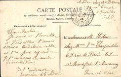 La POSTAL Versalles de la VENDIMIA asa el naranjal y los cientos pasos