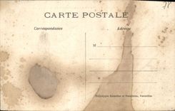 Pisos panorámicos de Versalles de la POSTAL de la VENDIMIA del norte y ala del paladar conocido en fecha el senado