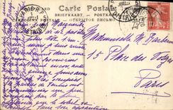 CPA Triel Portail ouest de l'eglise