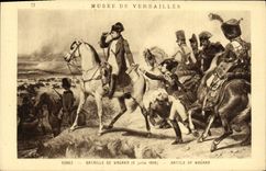 Museo de Limours de la POSTAL de la VENDIMIA de la 1ra batalla de Versalles Napoleon Wagram del 8 de julio de 1809