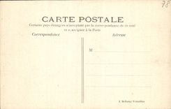 Lechería de Versalles Trianon de la POSTAL de la VENDIMIA y vuelta de Malborough