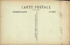 VINTAGE POSTCARD Pontoise Church St Maclon the Setting with the Tomb