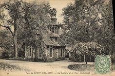 Lechería de Versalles Trianon de la POSTAL de la VENDIMIA y la vuelta de Malboroug