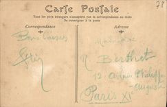 Lechería de Versalles Trianon de la POSTAL de la VENDIMIA y la vuelta de Malboroug