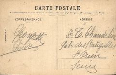 POSTAL de la VENDIMIA Saint Germain en el martillo de Bush un callejón del parque visto del piso