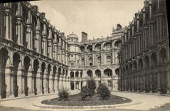 POSTAL de la VENDIMIA Saint Germain en la corte del martillo de Bush del museo