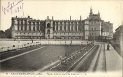 POSTAL de la VENDIMIA Saint Germain en el ataque frontal de Septentrionate del martillo de Bush del castillo