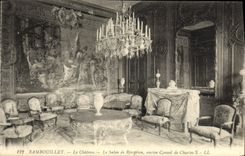 CPA Rambouillet Le Chateau la salon de reception ancien conseil de Charles X