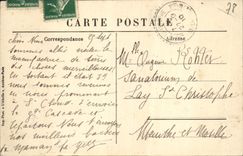 CPA Saint Cloud Le Parc Les Grandes Eaux La Grande Cascade