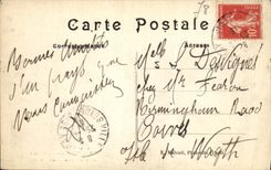 VINTAGE POSTCARD City D' Avray Around the Lakes