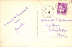 VINTAGE POSTCARD Mantes the Cathedral