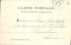 VINTAGE POSTCARD Ecouen gone of the castle