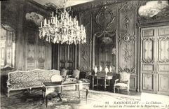CPA Rambouillet Le chateau Cabinet du travail du President de la Republique