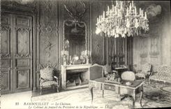 CPA Rambouillet Le chateau le cabinet de travail du president de la Republique