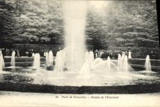 Parque de la POSTAL de la VENDIMIA de lavabo de Versalles de Encelade