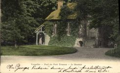 Parque de Versalles de la POSTAL de la VENDIMIA de pequeño Trianon el gabinete de señora